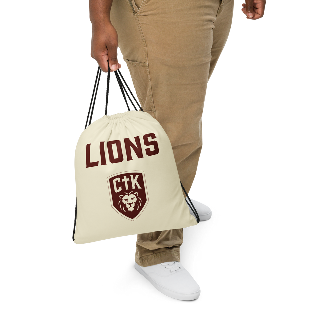 Bold Lions Drawstring Bag
