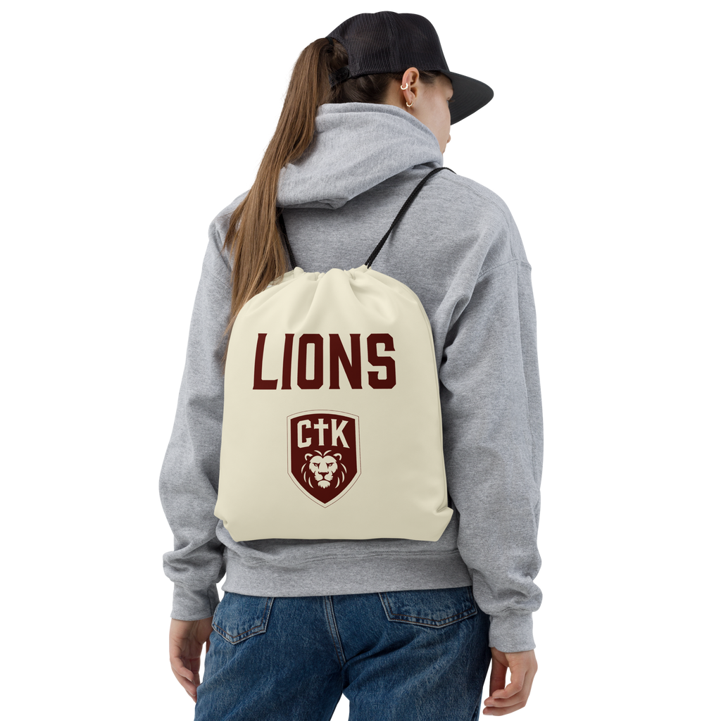Bold Lions Drawstring Bag