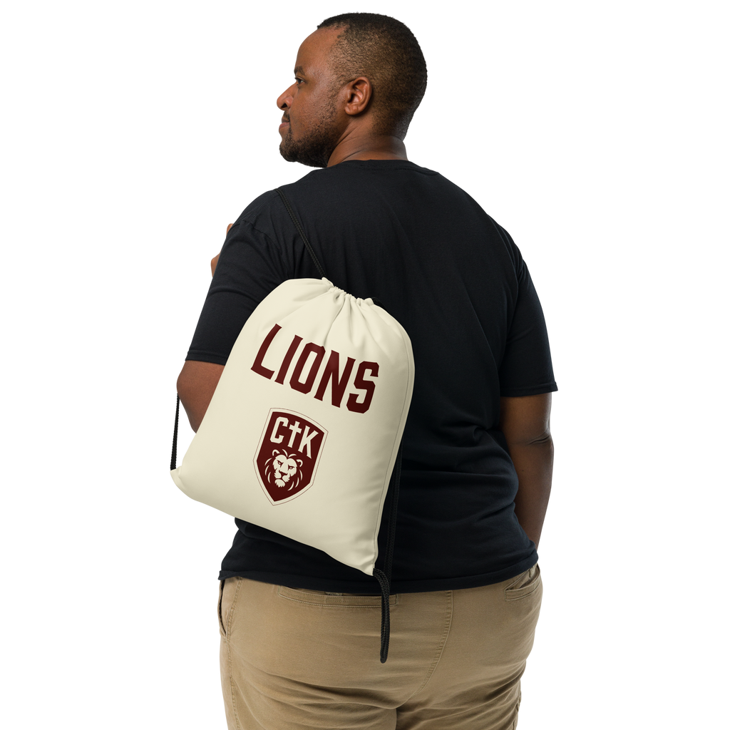 Bold Lions Drawstring Bag