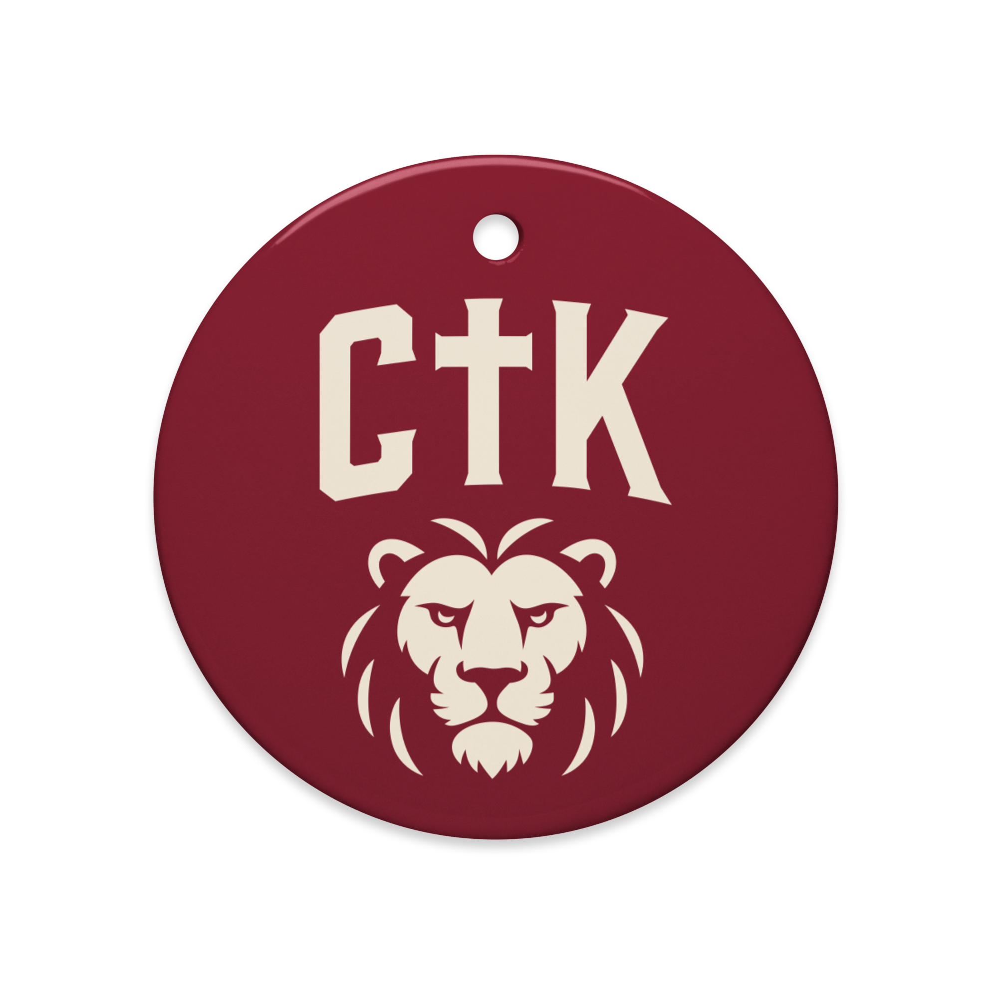 CTK Lions Ceramic Ornaments