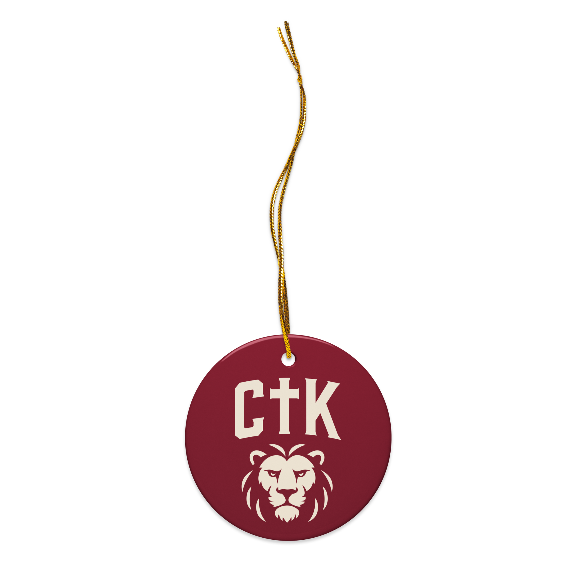 CTK Lions Ceramic Ornaments