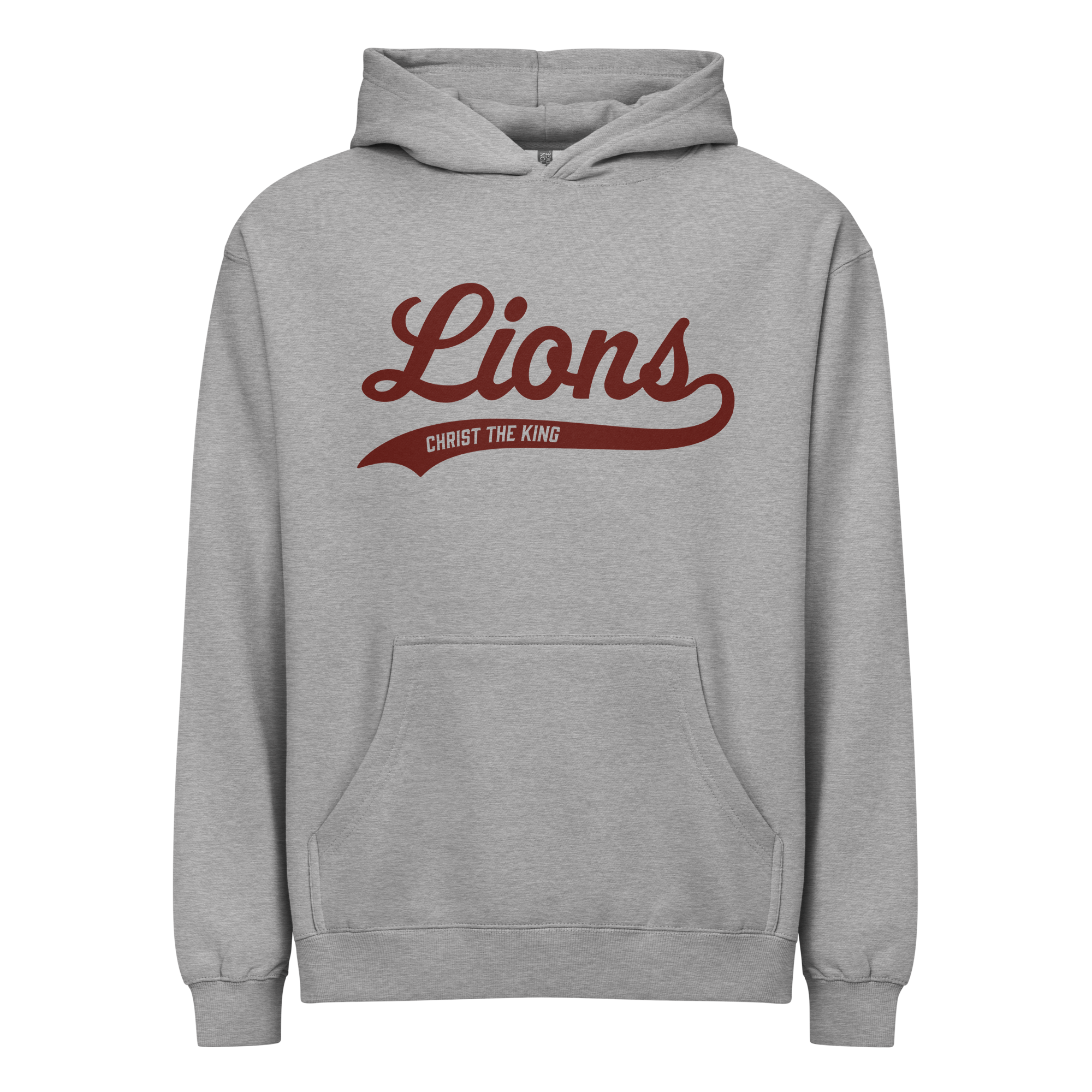 Lions Script Cotton Heritage Box Hoodie