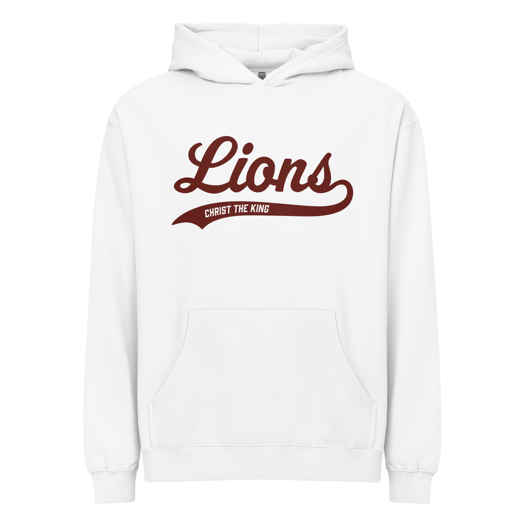 Lions Script Cotton Heritage Box Hoodie