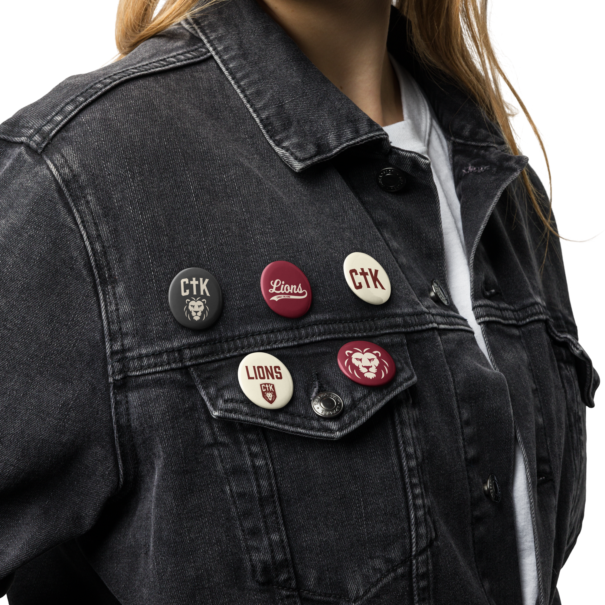 CTK Lions Pin Buttons (Set of 5)