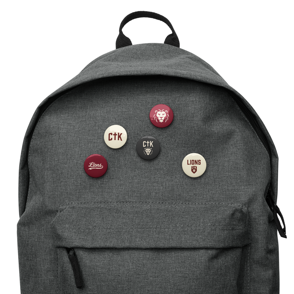 CTK Lions Pin Buttons (Set of 5)