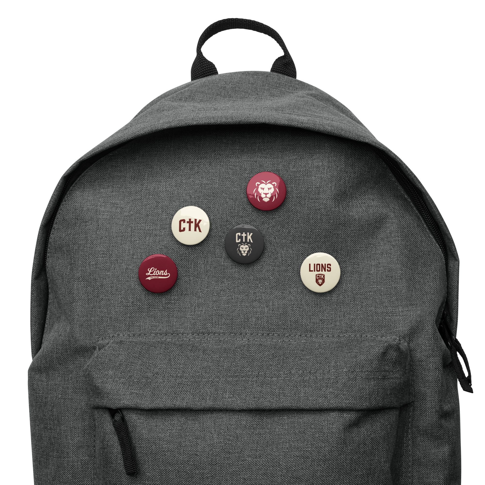 CTK Lions Pin Buttons (Set of 5)